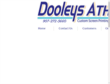 Tablet Screenshot of dooleysathletic.com